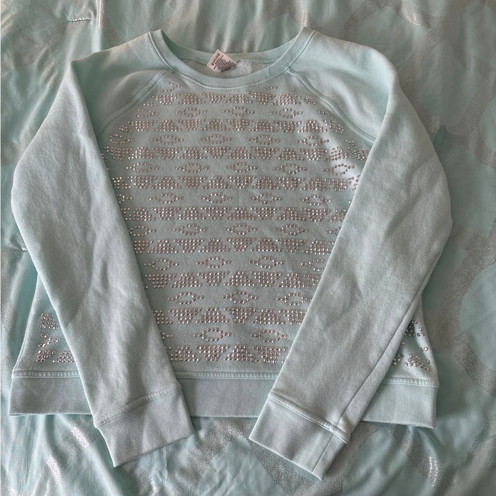 Victoria’s Secret pink sequin crew
